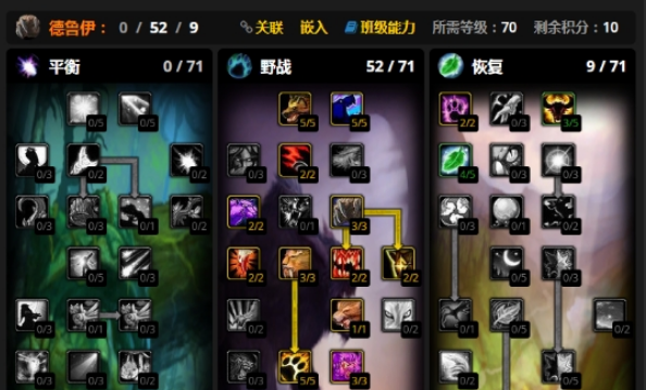 魔兽世界怀旧服WLK猫德天赋怎么加点