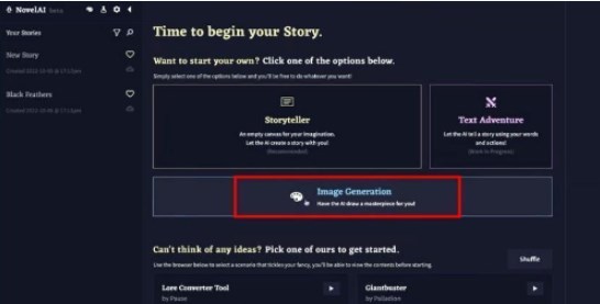 novelai如何生成图像