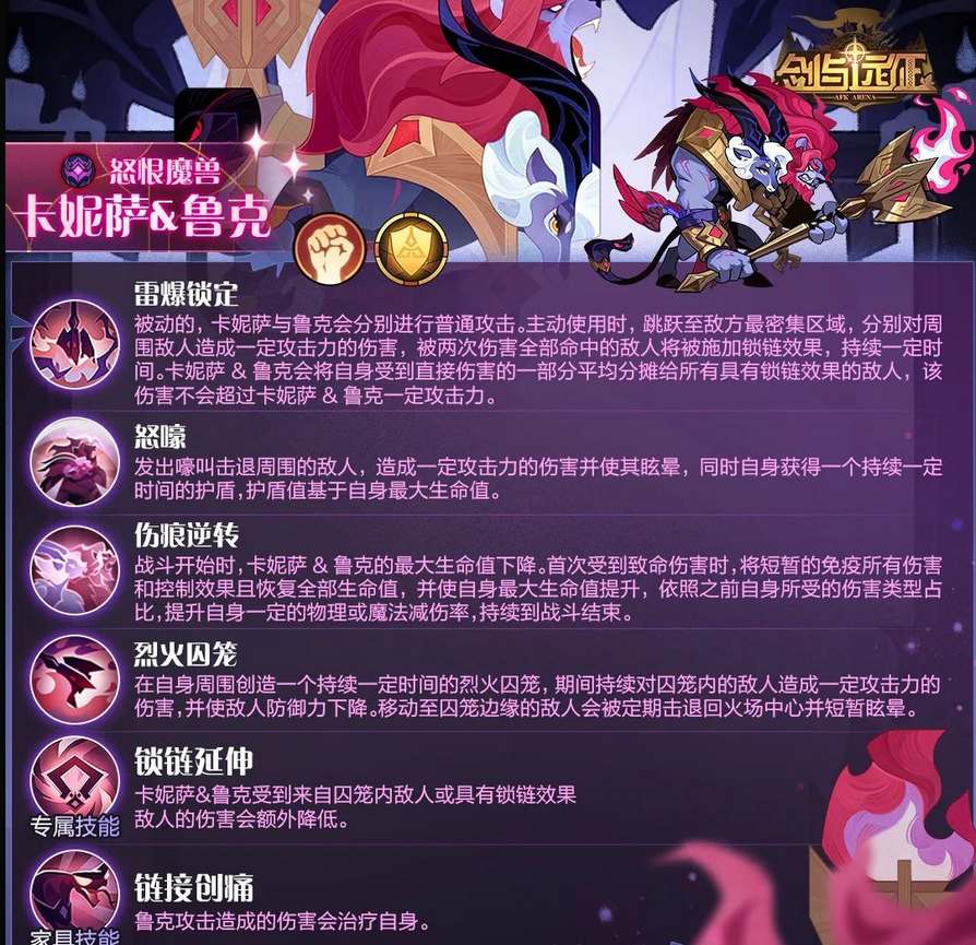 剑与远征卡妮萨鲁克技能强度分析