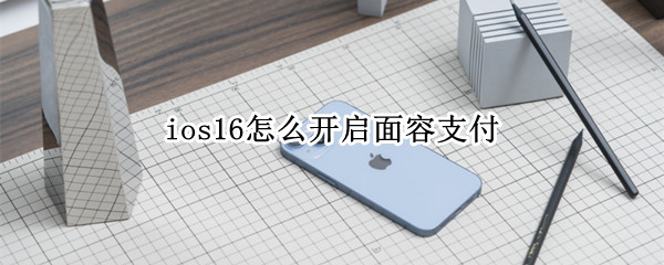 ios16怎么设置面容支付