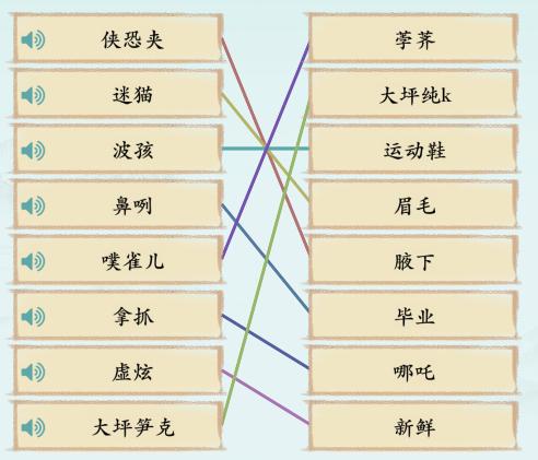 汉字神操作川普连线如何过关