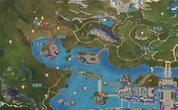 蜀山初章天道结丹材料采集点位一览