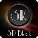 3K SR BLACK - Icon Pack