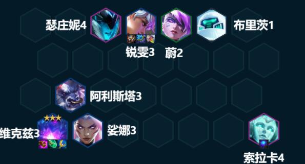金铲铲之战S8维克兹主C阵容配队攻略