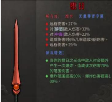 暖雪堕日强度如何