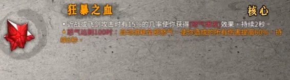 暖雪狂暴之血技能是什么