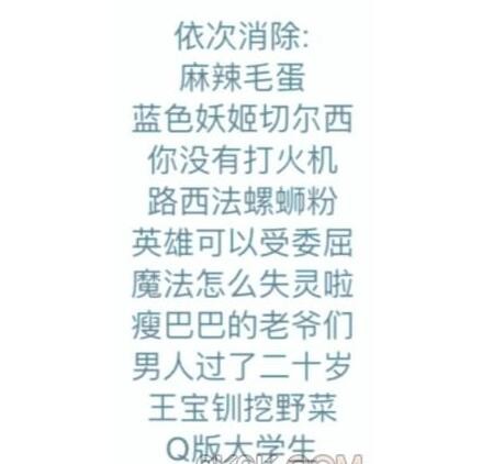 图文世界消除热梗怎么过
