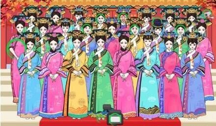 文字玩出花后宫合影如何过关