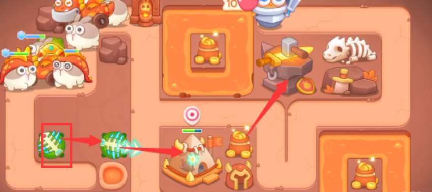 保卫萝卜4饿龙传说40关图文攻略