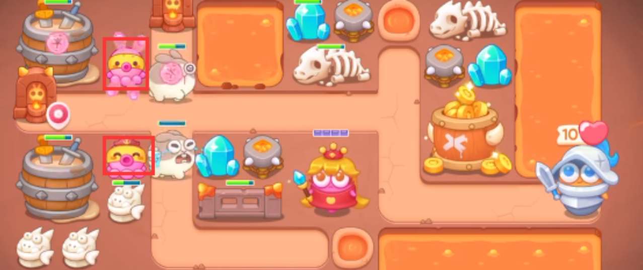 保卫萝卜4饿龙传说35关攻略分享