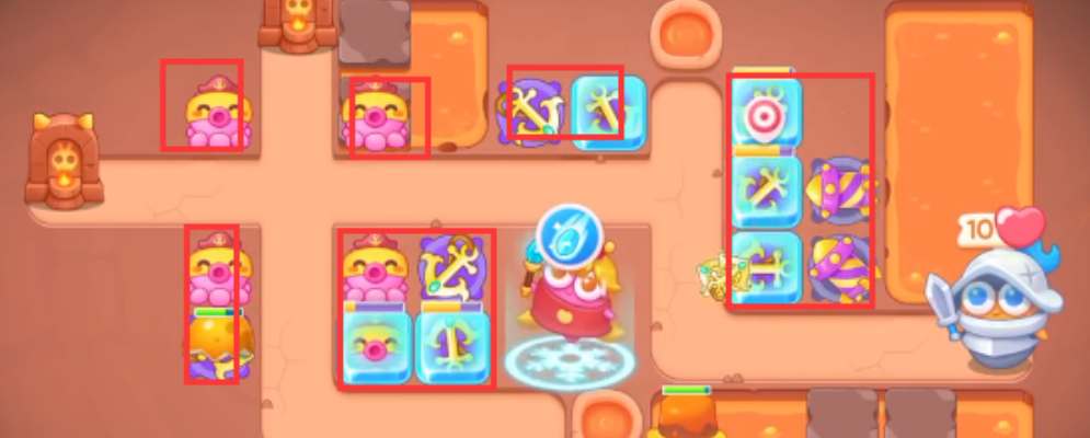 保卫萝卜4饿龙传说35关图文攻略