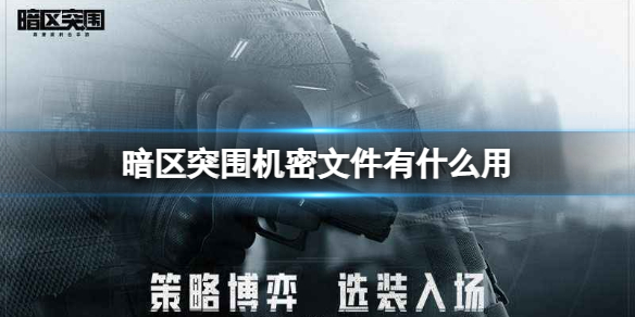 暗区突围机密文件功能分享