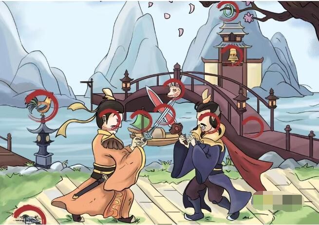 汉字大乐斗找出图中十名英雄怎么过