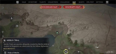 霍格沃茨之遗马伦威姆湖梅林的试炼位置大全