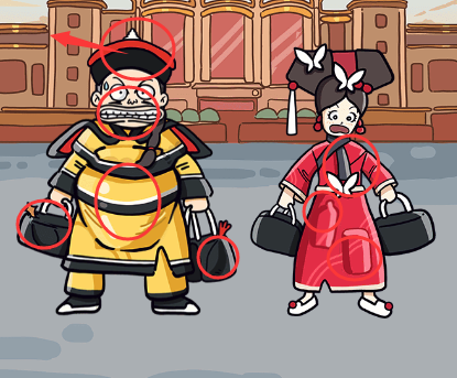 疯狂梗传四郎嬛嬛过大年如何过关