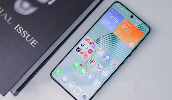 荣耀Magic5怎么在桌面添加时钟