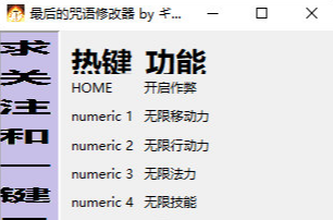 最后的咒语修改器1