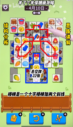 羊了个羊4月10日关卡怎么过