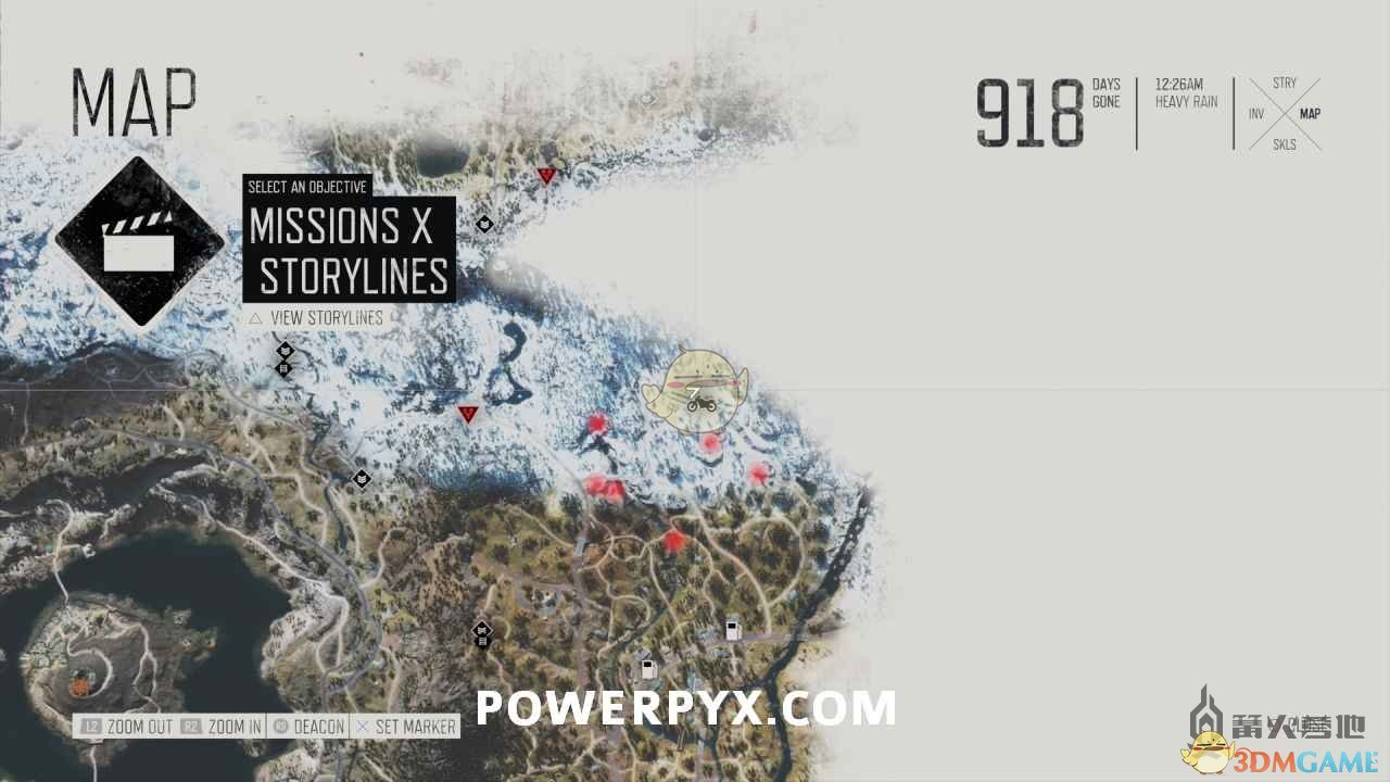 往日不再滑雪胜地手册位置都在哪个位置?滑雪位置图片一览