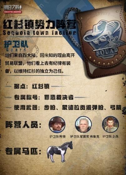 明日之后红杉镇阵营怎么换？红杉镇阵营势力玩法详解