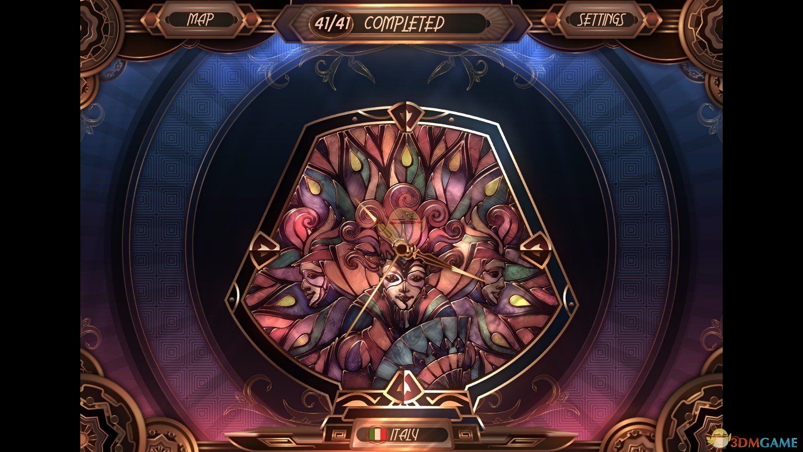 玻璃舞会意大利国家图鉴是什么样的？_意大利钟表拼图图鉴预览