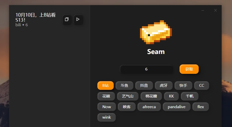 Seam64位中文版(直播源获取软件)0