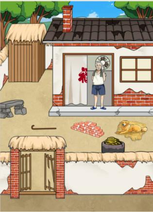 抖音就我眼神好看望爷爷如何过关