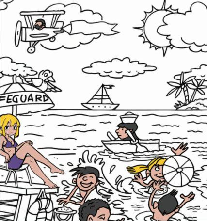 《文字找茬大师》第9关沙滩找人找出22个人通关攻略