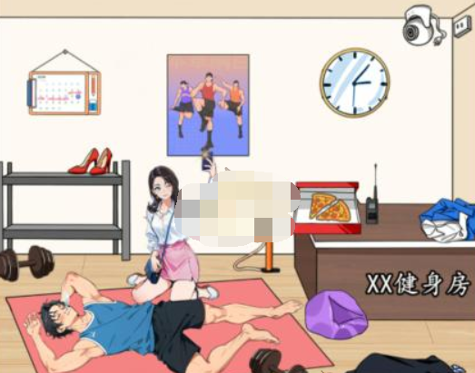 抖音想不到鸭收拾健身房怎么过