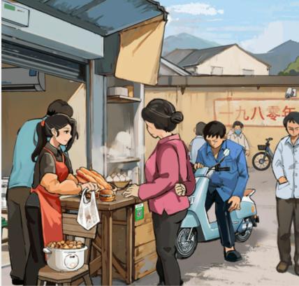 抖音想不到鸭怀旧早餐铺答案是什么
