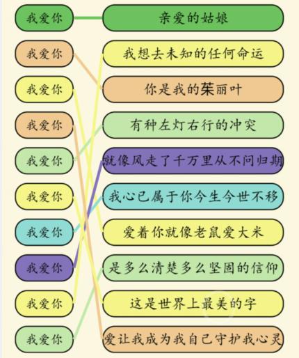 抖音想不到鸭连歌曲我爱你答案是什么