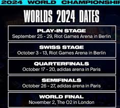 英雄联盟S14全球总决赛赛程表-何时开启LOL全球总决赛赛程详解