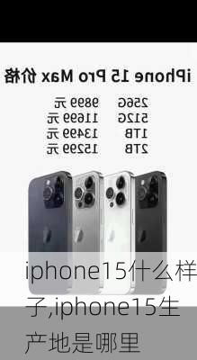 苹果15如何查看生产地