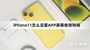 iPhone11 Pro Max中如何设置应用限额