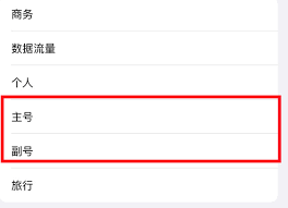 苹果手机如何设置主号和副号