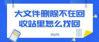电脑删除文件未进回收站如何恢复