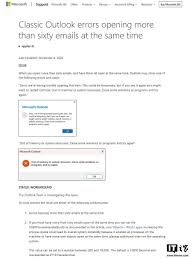 经典版Outlook用户遇到邮件崩溃问题