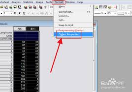 origin如何将数字格式变为文本格式