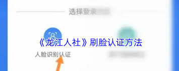 龙江人社刷脸认证方法是什么