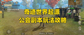 奇迹世界起源公会副本玩法是什么