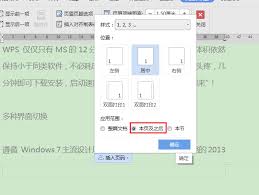 WPS如何添加页码