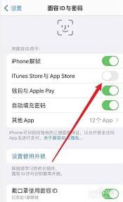 苹果下载软件怎样设置人脸识别支付