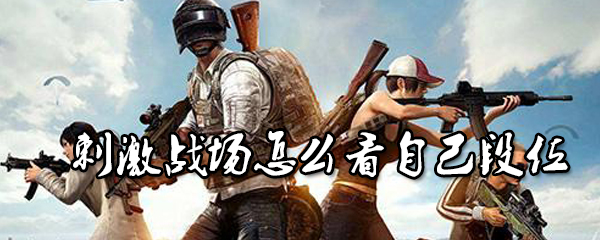 刺激战场怎么看自己段位？段位排行攻略分享