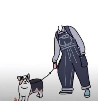抖音一个人牵狗图片怎么制作?一个人牵狗素材图片制作方法教程
