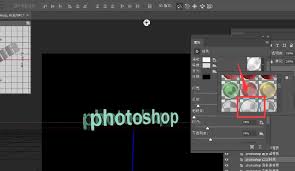 PS怎么制作透明平行阴影文字