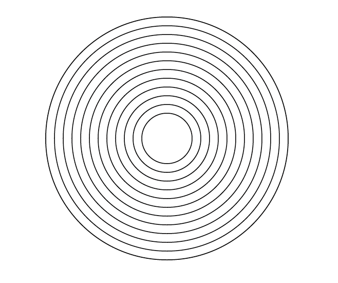Adobe Illustrator如何制作同心圆