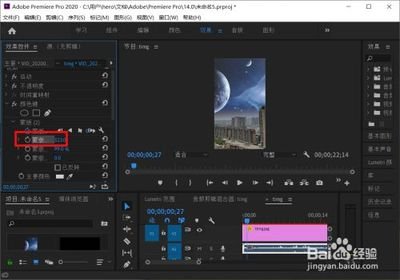 premiere2020蒙版功能如何显示视频部分区域