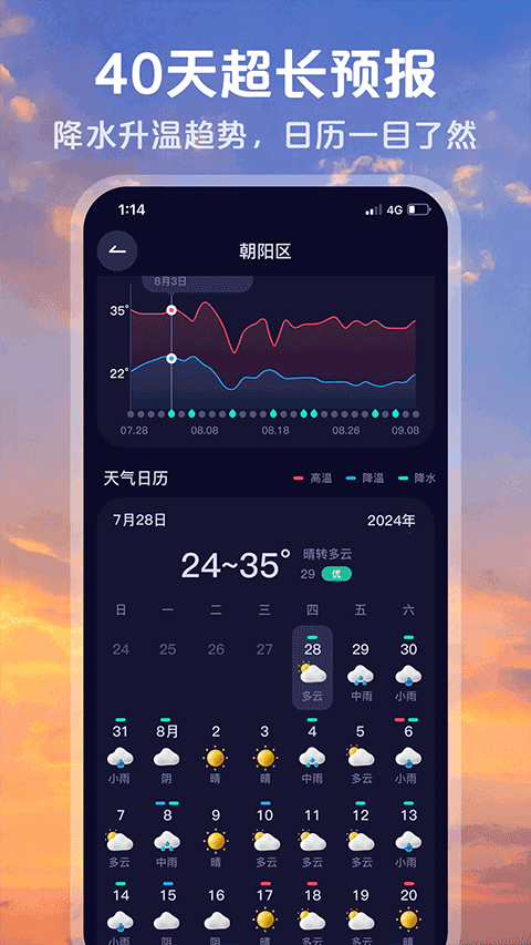 超准天气预报定制版