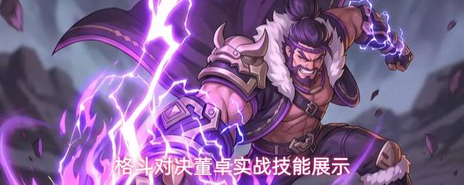 格斗对决董卓实战技能展示