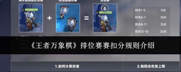 《王者万象棋》排位赛赛扣分规则介绍